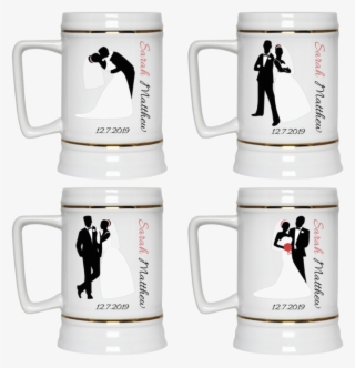Wedding Stein Personalized Add Names & Date Choose
