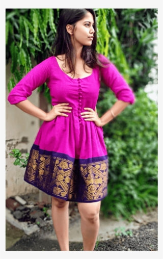 Saree To Dress Designs