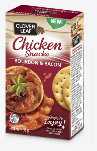 Clover Leaf's Chicken Snacks Bourbon & Bacon - Clover Leaf Tuna Snacks