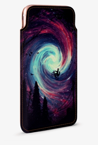 Dailyobjects Adventure Time Real Leather Wallet Case - Milky Way