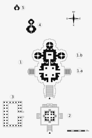 Plan Of Sun Temple Of Konark, Orissa, India - Plan And Elevation Of Konark Sun Temple