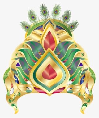 Download From Pixabay - Transparent Krishna Crown Png