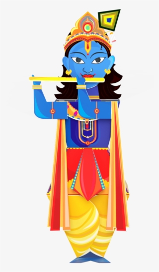 3d Diy Krishna - Krishna Paper Craft