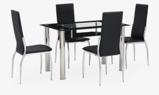Image For Kitchen Set With Glass Top - Chair