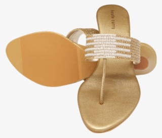 Womens Party Wear Slipon Fancy Heel Chappal - Flip-flops