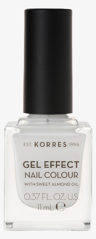 Korres Gel-effect Nail Colour 01 Blanc White - Nail Polish