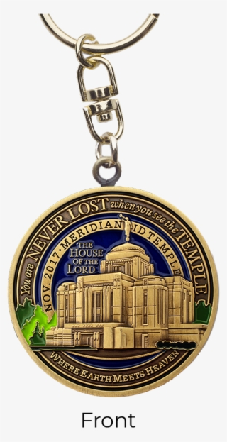 Meridian Idaho Temple Keyring - Keychain