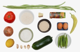 Filipino Vegetable Stew Over Jasmine Rice With Crispy - Filipino Vegetable Png