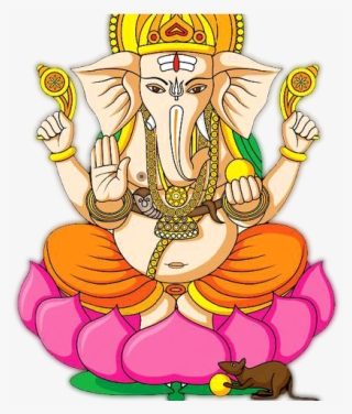 Lotus Clipart Hindu God - Ganesh Chaturthi Banner Design