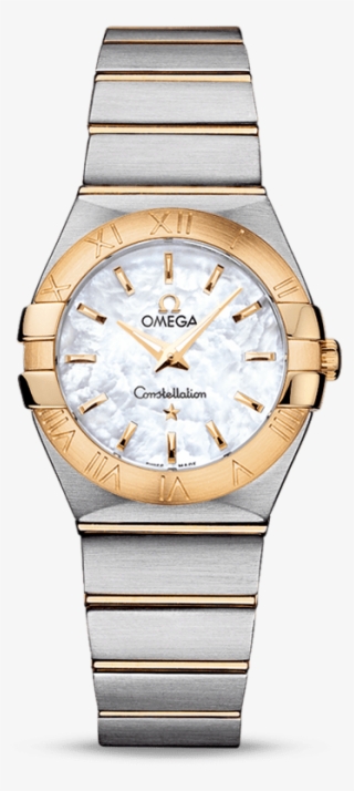 Constellation Mother Of Pearl Stainless Steel And 18kt - Omega Constellation 123.10 27.60 05.001