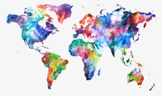 The Ultimate Starting Guide For Planning A Trip Around - World Map Colorful Png