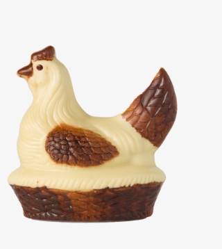 White Chocolate Hen 100g - Rooster