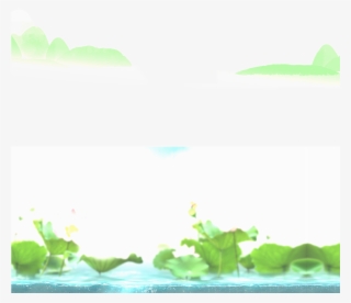 Lotus Pond Landscape Beautiful Png - Water Lily