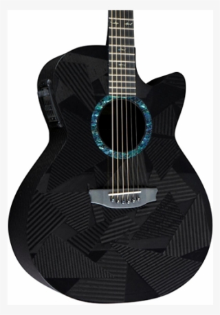 Rainsong Black Ice Series Bi Ws1000n2 Graphite Acoustic - Black And Blue Acoustic Guitar