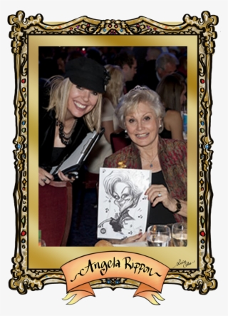 Angela Rippon Caricature By Luisa Calvo - Caricature
