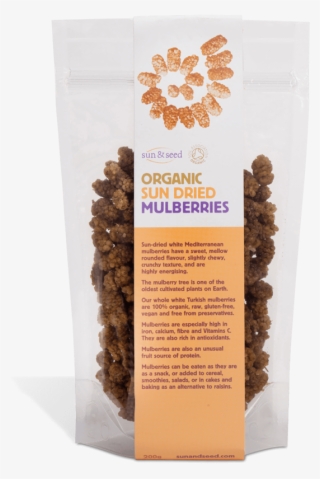 Organic Sun Dried Mulberries 200g - Fusilli