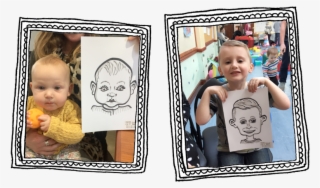 Kids Absolutely Love Having Their Caricatures Drawn - Collage