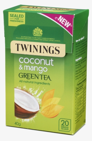 Green Tea, Coconut & Mango - Packaging And Labeling