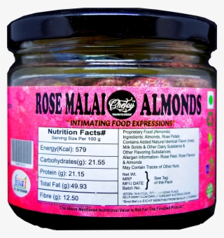 Rose Malai Almonds - Paste