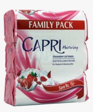 Capri Soap 3x140g Rose Petal & Milk Protein - Capri