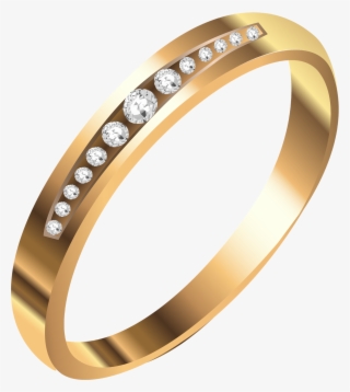 Engagement Ring Png Image - Gold Ring Png Hd
