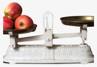 Weight Scale And Apple Png Image - Dibujo De Balanza De Verduras