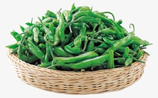 Peppers In Basket - Green Bean