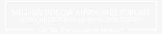 Established In 1993, The Million Dollar Advocates Forum - Poster