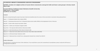 The British Library's Endangered Archives Jana Paripalana - English Letter To The Attention