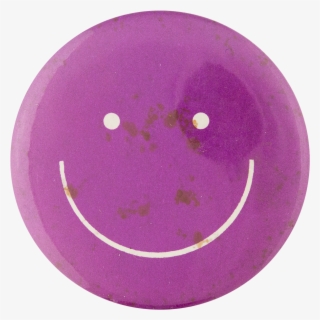 Purple Smiley - Circle
