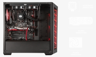 The Masterbox Mb520 Case Supports Cpu Coolers Up To - Cooler Master Masterbox Mb520