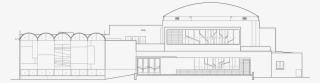 11 Abramson Teiger Architects Temple Isreal Elevation - Technical Drawing