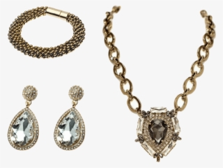 Jeminee Jewellery Gold Statement Gift Set - Necklace