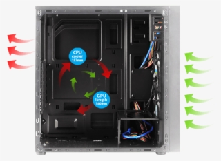 Zebronics Premium Gaming Cabinet Coal - Zebronics Coal