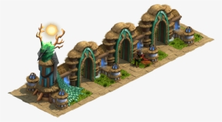 Sun Temple Complex Produces Coins - Elvenar Harvest Festival