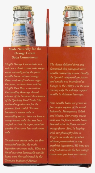 Virgil's Low Sodium Gluten-free Micro Brewed Orange - Carbonated Soft Drinks