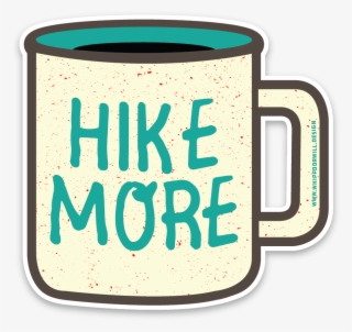 Hike More Mug Sticker