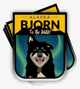 Best Friends Bjorn Alaska Adventure Dog Stickers, Tim - Companion Dog