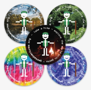 Circle Sticker - Illustration