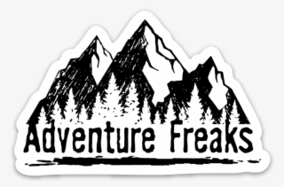 Image Of Adventure Freaks Mountain Weatherproof Sticker - Sun Will Rise And We Will Try Again Tapestry