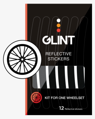 Bike Wheels Reflective Decals - Illustration