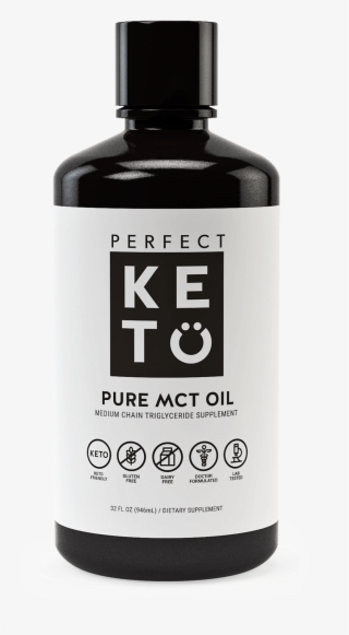 100% Pure Mct Oil - Glass Bottle