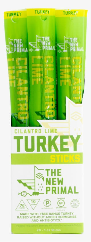 Cilantro Lime Meat Sticks Free-range Turkey - Tan
