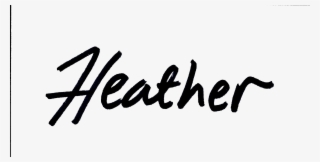 Heather Signed Name - Calligraphy - 1764x894 PNG Download - PNGkit