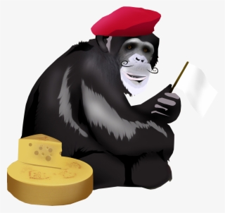 Ape Clipart Semblance - Frankreich Surrender
