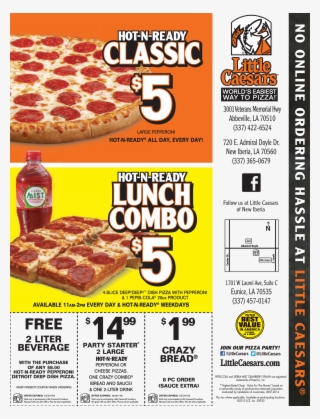 Little Caesars Pizza - Little Caesars Logo Png - 595x450 PNG Download ...