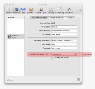Snowleo-mail1 - Mac Mail Settings