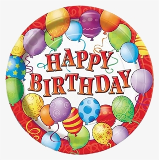 Birthday Balloons Plates 8p