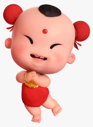 Lucky Boy Spring Festival Png Celebration Chinese Style - Chinese New Year