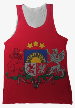 Latvia Coat Of Arms Tank Top - Croatia Tank Top